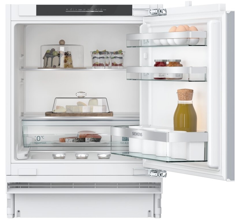 12: Integrerbart køleskab 82 x 60 cm fladhængsel med dæmpet lukning (soft close) - Siemens iQ500 - KU21RADE0